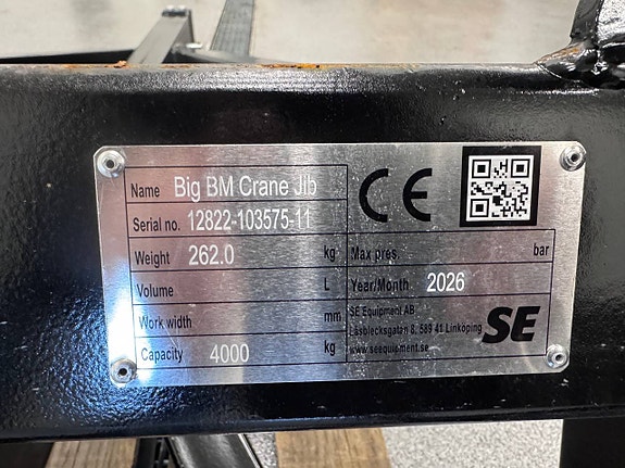 Kranarm 4 ton ST-BM 19.800:- Billig frakt 4 of 4