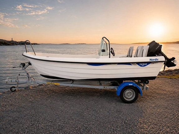 Terhi 6020 Nordic – komplett paket med motor & trailer
