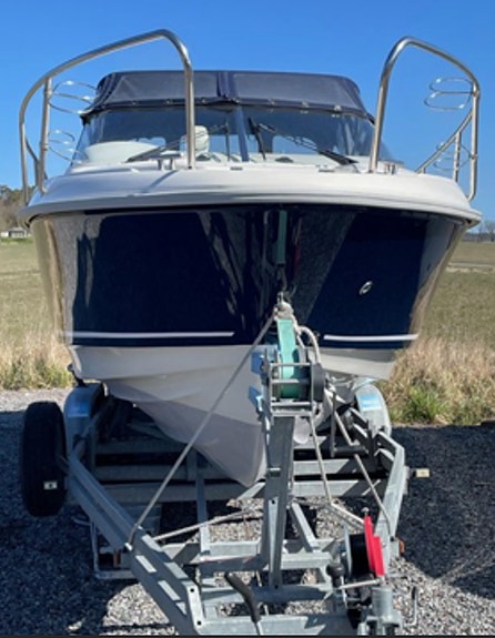 Aquador 23 DC bogpropeller, ankarspel Tiki 80 kärra 3 of 11