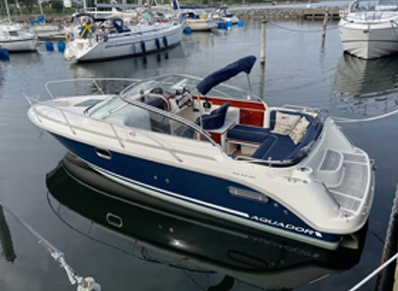 Aquador 23 DC bogpropeller, ankarspel Tiki 80 kärra 2 of 11