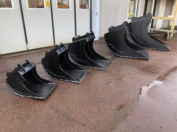 DJUPGRÄVSKOPOR OCH VA-SKOPOR MED HARDOX. FRI FRAKT. THORÉNS