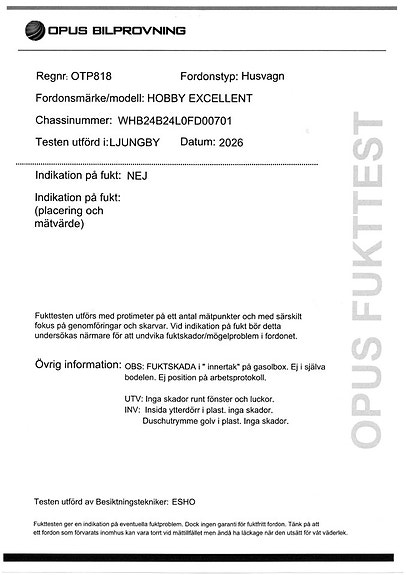 Hobby 560 UL Excellent *SÅLD* Långbäddar m Förtält 26 of 30