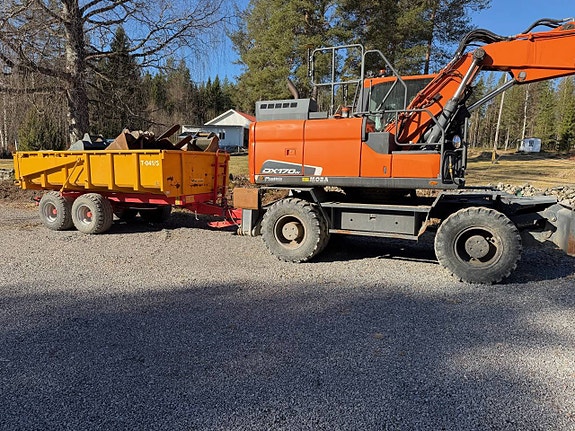 Doosan DX 170W, hjulgrävare