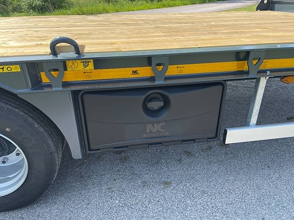 NC 2axl maskintrailer 16T lastvikt 18 of 24