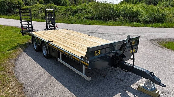 NC 2axl maskintrailer 16T lastvikt 24 of 24
