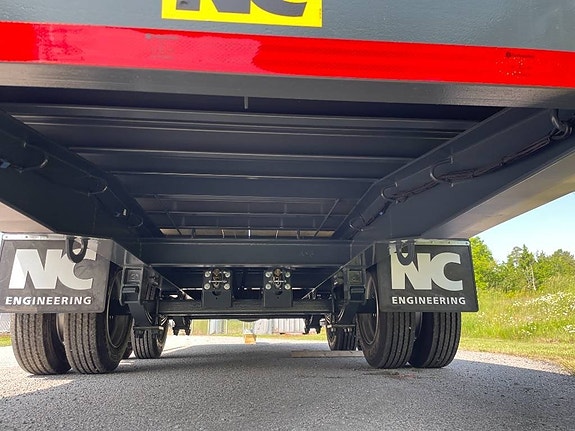 NC 2axl maskintrailer 16T lastvikt 16 of 24