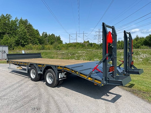 NC 2axl maskintrailer 16T lastvikt