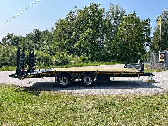 NC 2axl maskintrailer 16T lastvikt 6 of 24
