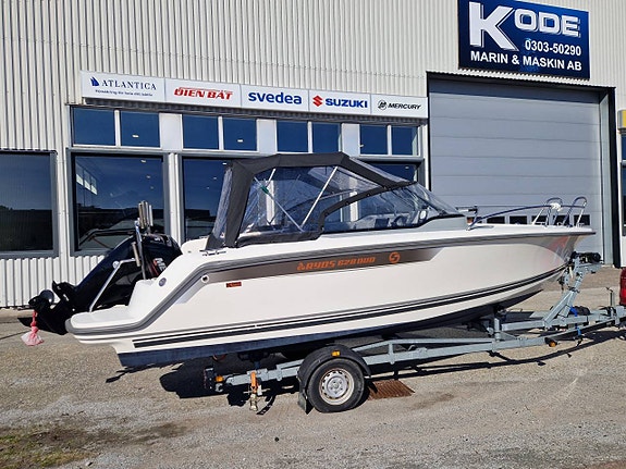 Ryds 628 Duo S-Line-18 Mercury F115CT-18 Bromsad trailer