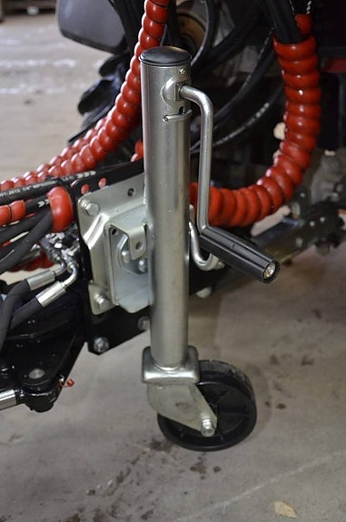 Nytt pris  XYZ420 hydraulisk Timmervagn för ATV Traktor 3 of 6