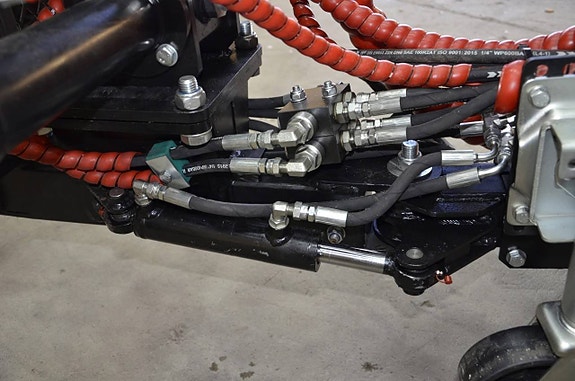 Nytt pris  XYZ420 hydraulisk Timmervagn för ATV Traktor 2 of 6