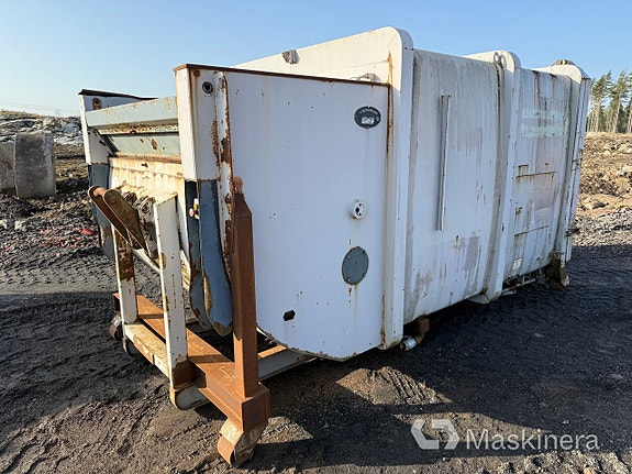 Mobil komprimatorbehållare Bergmann MPB 907 SN/14 på lastväxlarram (Rep. Objekt)