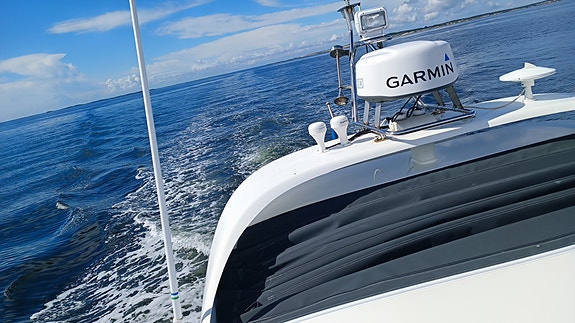 Marex 320ACC med Yanmar 8LV-370, V8 diesel, c:a 550 motortimmar 22 of 24