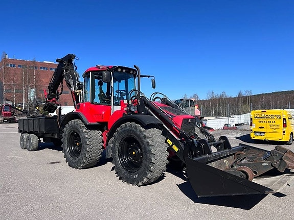 Huddig 1260 C med vagn och redskap 7 of 18
