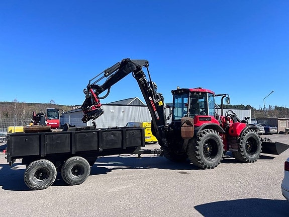 Huddig 1260 C med vagn och redskap 5 of 18