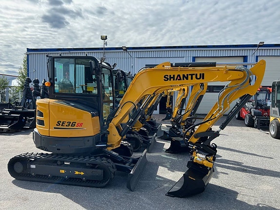 SHANTUI minigrävare SE27SR inkl Engcon rotortilt 7 of 10
