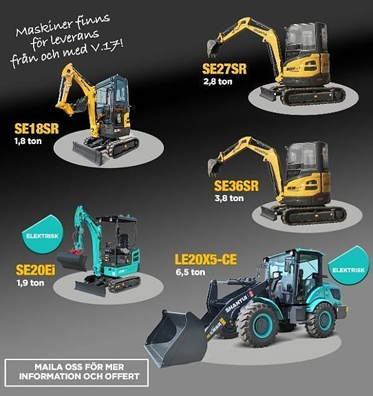 SHANTUI minigrävare SE27SR inkl Engcon rotortilt 8 of 10