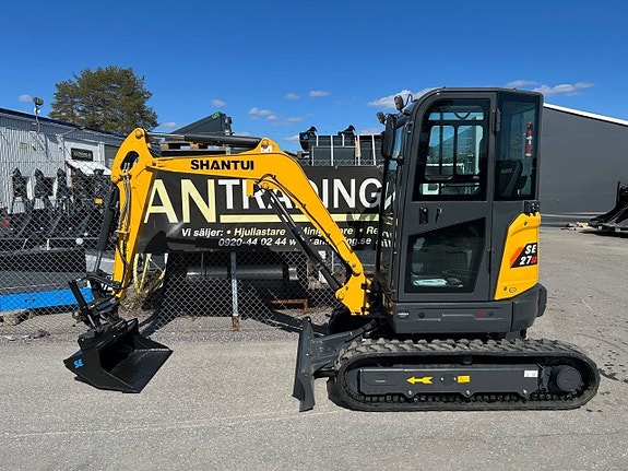 SHANTUI minigrävare SE27SR inkl Engcon rotortilt