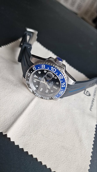 Pagani Design PD-1662 GMT automatisk herrklocka safirglas keramisk bezel