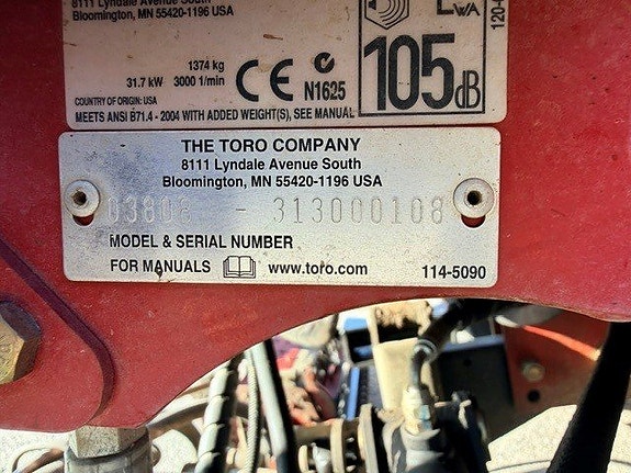 Toro Reelmaster 6700D 5 of 7