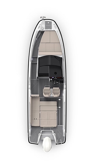 Quarken 27 Open 2022 Yamaha F300 V6 White 2025 i nyskick endast 50 gångtimmar 25 of 27