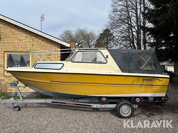 Motorbåt med trailer Finn Speed 555ht