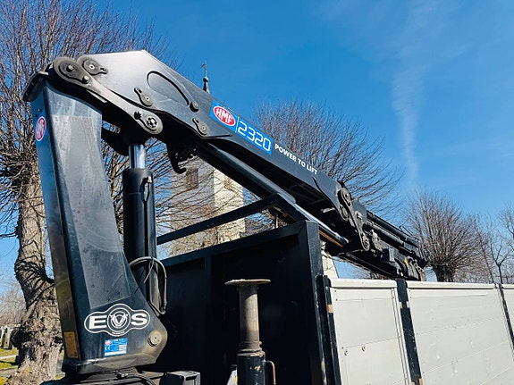 Kranflak HMF 23 tons kran med skopa 9 of 9