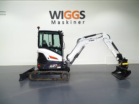 Bobcat E27Z Nya redskap! Engcon EC204/ Grip / Microprop MIG2 2 of 5