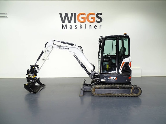 Bobcat E27Z Nya redskap! Engcon EC204/ Grip / Microprop MIG2