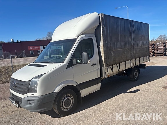 Flakbil Volkswagen Crafter 2.0 TDI med kapell