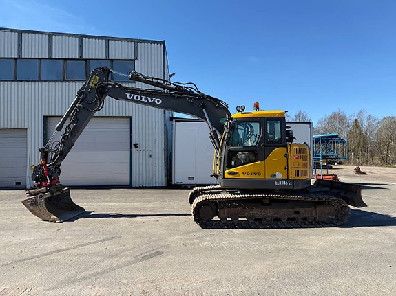 Grävmaskin Volvo Ecr145cl rotortilt c-smörj grip värmare