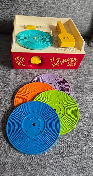 Fisher-Price Classics Skivspelare . Vintage