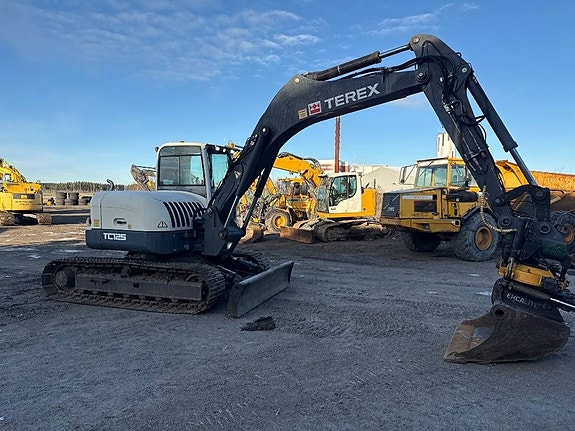 Terex TC 125 Rototilt Grip C-Smörj 5 of 8