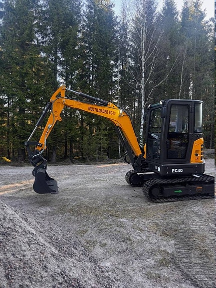 Multiloader EC40 grävmaskin, pris: 299 950 kr/ex moms