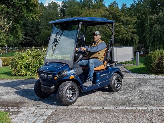 Pilotcar PC-2 eldrivet arbetsfordon med flak - litiumbatteri