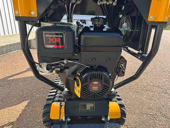 Självlastande minidumper TD800, B&S 13,5hp, nu ingår snöplog 8 of 11