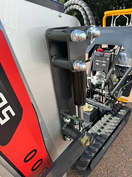 Självlastande minidumper TD800, B&S 13,5hp, nu ingår snöplog 10 of 11