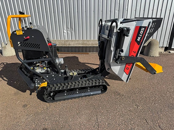 Självlastande minidumper TD800, B&S 13,5hp, nu ingår snöplog 6 of 11