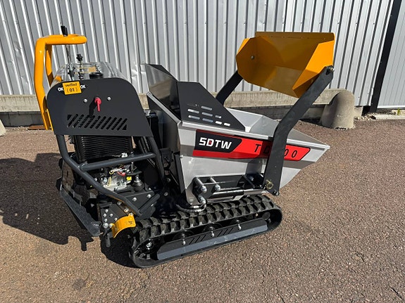 Självlastande minidumper TD800, B&S 13,5hp, nu ingår snöplog 5 of 11