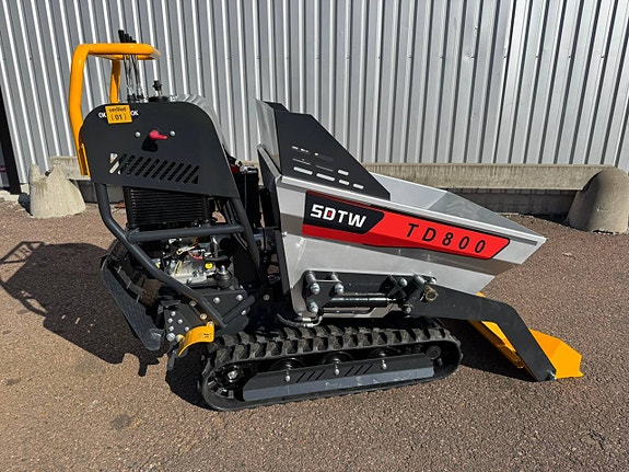Självlastande minidumper TD800, B&S 13,5hp, nu ingår snöplog 2 of 11