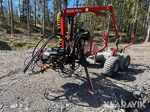 Griplastarvagn till ATV Kranman Rexon 300