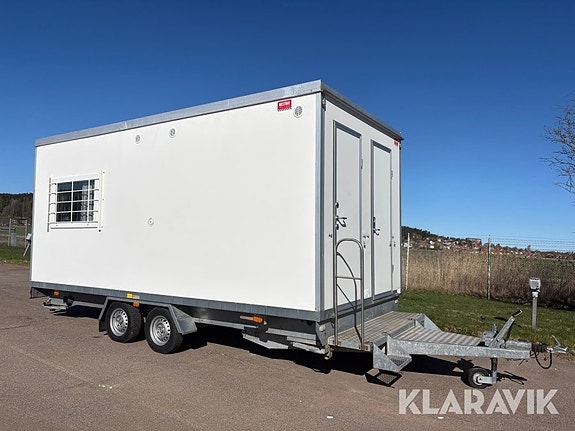 Manskapsbod Westbay Trailers Rastvagn typ 36k