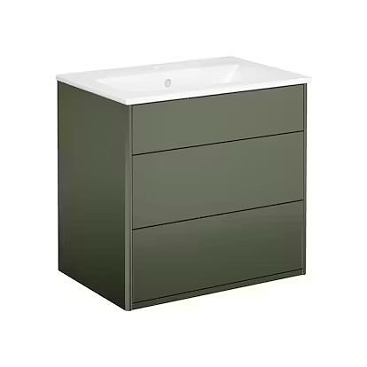 NY- Tvättställsskåp Gustavsberg Graphic 60 cm - Olivgrön