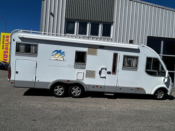 Knaus 800 Sun Liner, långbädd GARAGE, 2xAC