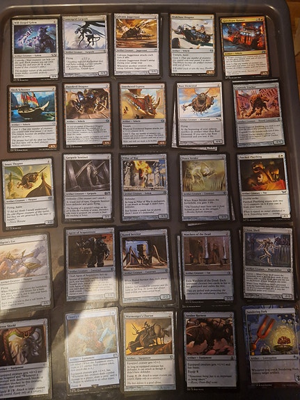 Magic the Gathering samling med kort i pärm