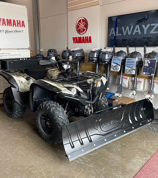 Yamaha GRIZZLY 700 EPS ALU TERRÄNG KAMO SNÖPLOG PAKET grizzly atv