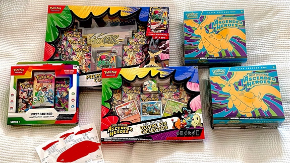 Pokemon kort Ascended heroes etb, ppc, pc, fpc, bd.