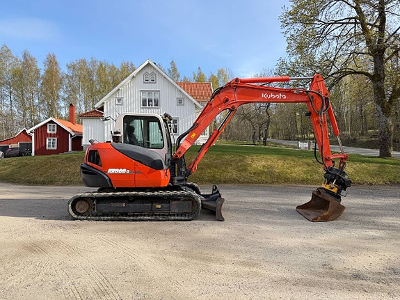 Kubota KX080-3 Rotortilt Svab C-smörj