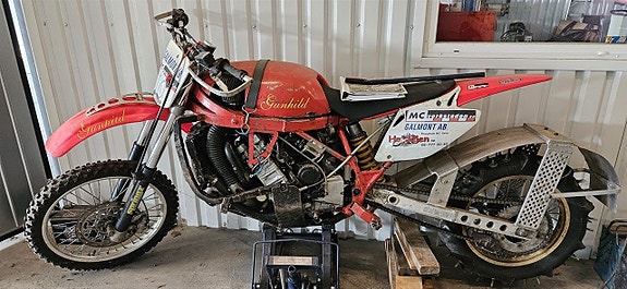 Yamaha Gunhild Hillclimb mc 260 drivhjuls hk