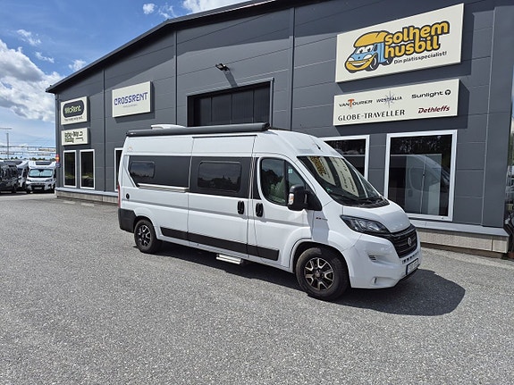 Pilote Mooveo Van 60 EB automat, långbäddar, dubbla AC, 2 sitt/sov platser